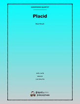 Placid SATB / AATB Saxophone Quartet P.O.D. cover